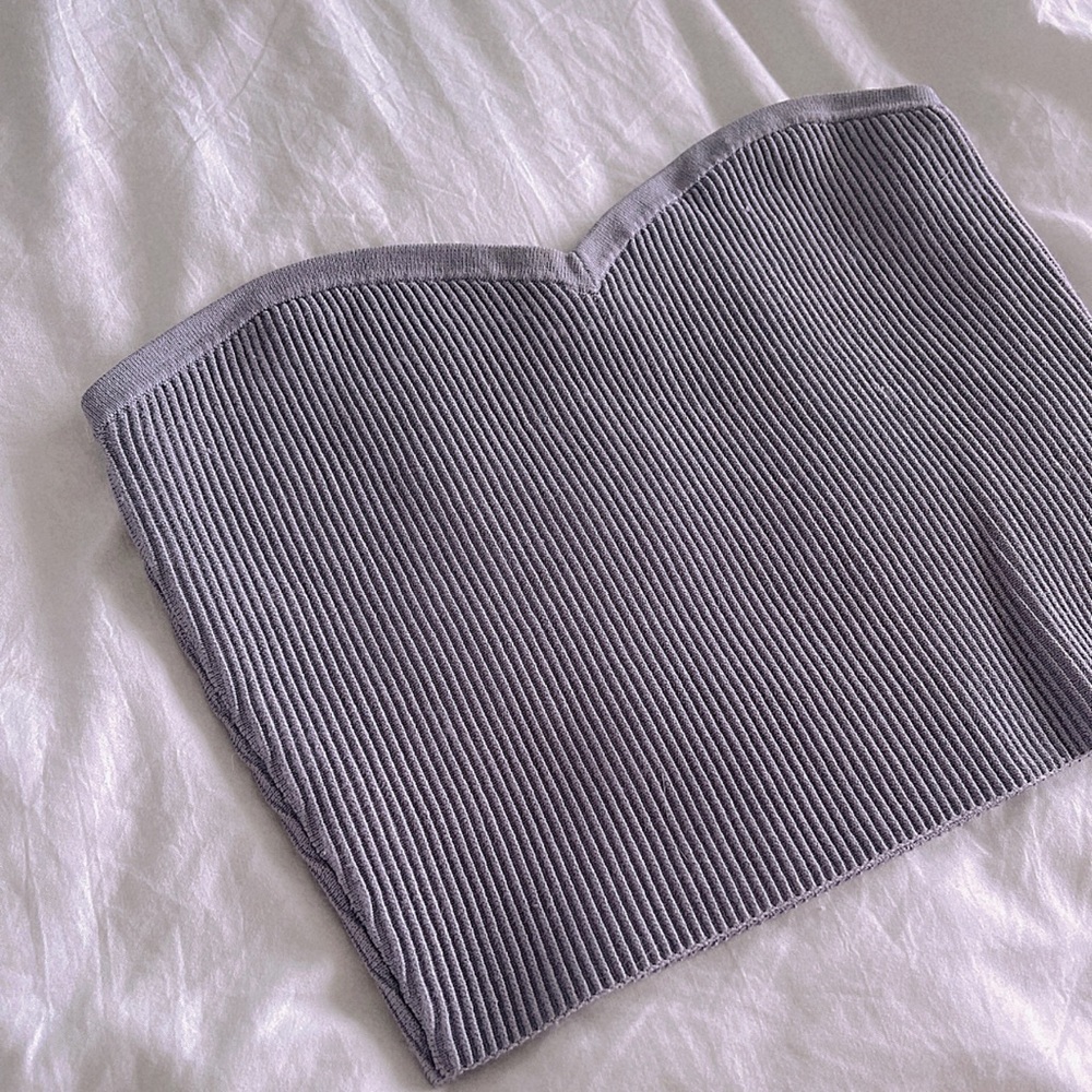 Babaton Sculpt Knit Sweetheart Tube Top